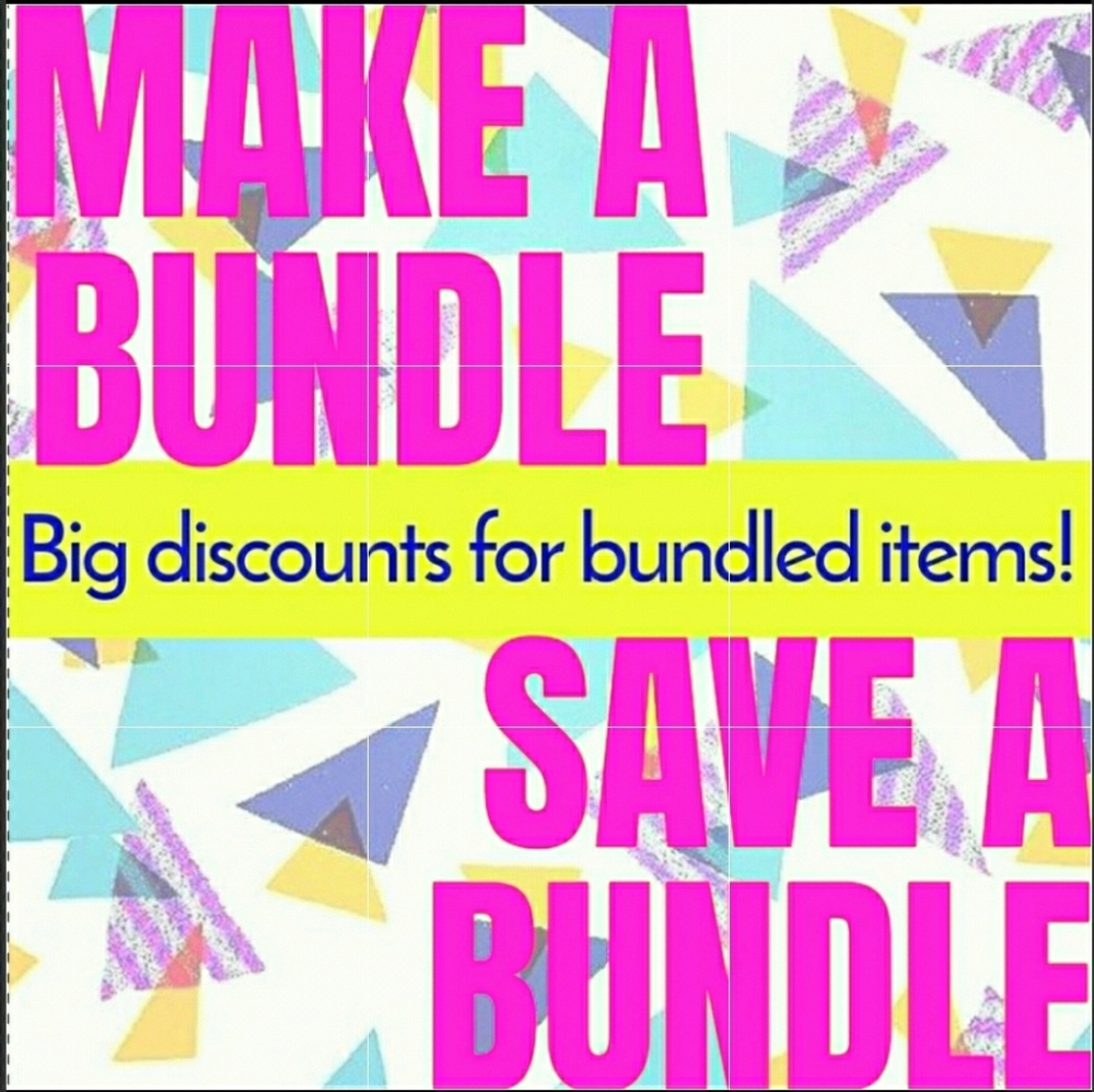 20% off or more + discount shipping for bundles!